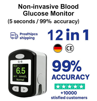 2026 Non-Invasive Blood Glucose Monitor – 5 Seconds / 99% Accuracy